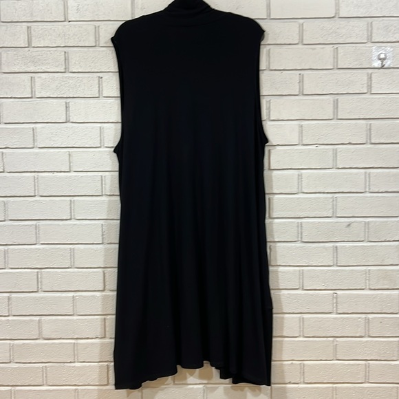 Eileen Fisher Long Black Vest Top - Picture 6 of 8